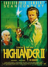 1s253 HIGHLANDER 2 German '91 Kiefer art of immortals Christopher Lambert & Sean Connery!