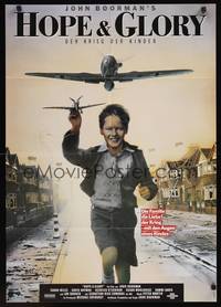 1s255 HOPE & GLORY German '87 John Boorman, Sickerts art of childhood in England in World War II!