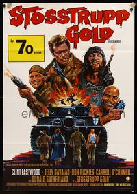 1s265 KELLY'S HEROES German '70 Clint Eastwood, Telly Savalas, Don Rickles, Donald Sutherland!