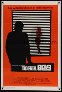 1v208 DOCTOR GLAS 1sh '69 Mai Zetterling's Danish film of erotic obsession, voyeur sex!