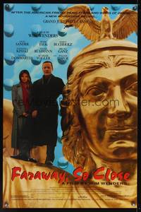 1v242 FARAWAY SO CLOSE 1sh '93 Wim Wenders fantasy sequel to Wings of Desire!