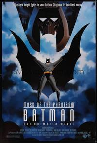 1w090 BATMAN: MASK OF THE PHANTASM DS 1sh '93 DC Comics, great art of Caped Crusader!