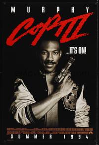 1w104 BEVERLY HILLS COP III advance DS 1sh '94 John Landis directed seqel, Eddie Murphy w/gun!