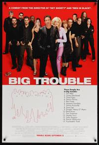 1w107 BIG TROUBLE advance DS 1sh '02 Tim Allen, Rene Russo, Stanley Tucci & Tom Sizemore