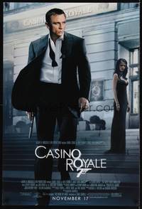 1w143 CASINO ROYALE advance DS 1sh '06 Daniel Craig as James Bond, sexy Eva Green!