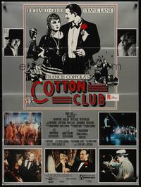 2j294 COTTON CLUB Aust 1sh '84 Francis Ford Coppola, Richard Gere, cool art deco design!