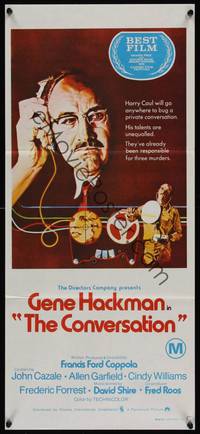 2j380 CONVERSATION Aust daybill '74 Gene Hackman is an invader of privacy, Francis Ford Coppola!