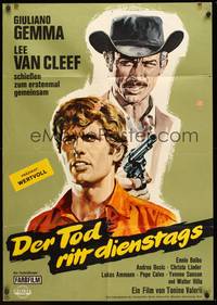 2j648 DAY OF ANGER German '68 I giorni dell'ira, Giuliano Gemma, Van Cleef, spaghetti western!