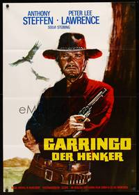 2j649 DEAD ARE COUNTLESS German '69 Rafael Romero Marchent's Garringo, cool art by Peltzer!