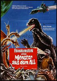 2j656 DESTROY ALL MONSTERS German R80s Ishiro Honda's Kaiju Soshingeki, Godzilla, King Ghidrah!