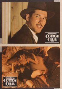 2j865 COTTON CLUB 16 German LCs '85 Francis Ford Coppola, Richard Gere, cool art deco design!