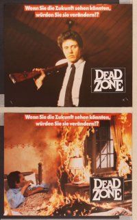 2j870 DEAD ZONE 16 German LCs '84 Cronenberg, Stephen King, Christopher Walken can see the future!