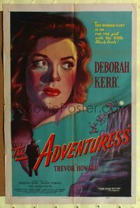 2m016 I SEE A DARK STRANGER 1sh '47 art of beautiful Irish Deborah Kerr who becomes a Nazi spy!