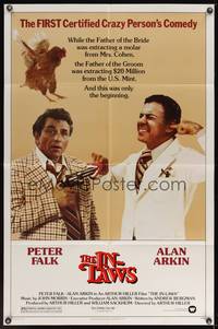 2m486 IN-LAWS 1sh '79 classic Peter Falk & Alan Arkin screwball comedy. great image!