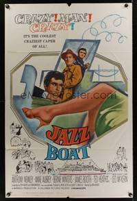 2m503 JAZZ BOAT 1sh '60 Anthony Newley, Anne Aubrey, coolest craziest caper of all!