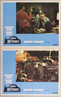 2p056 ACROSS 110th STREET 8 LCs '72 Anthony Quinn, Yaphet Kotto, Anthony Franciosa!