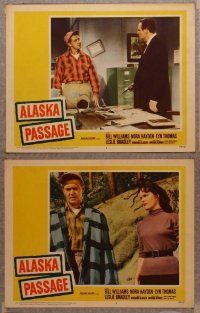 2p631 ALASKA PASSAGE 6 LCs '59 America's last frontier, Bill Williams, Naura Hayden!