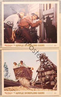 2p770 APPLE DUMPLING GANG 3 LCs '75 Disney, Don Knotts in the motion picture of profound nonsense!