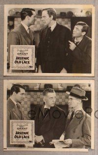 2p709 ARSENIC & OLD LACE 4 LCs R58 Cary Grant, Priscilla Lane, Josephine Hull, Frank Capra!