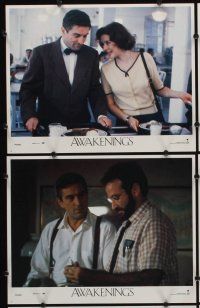 2p072 AWAKENINGS 8 LCs '90 directed by Penny Marshall, Robert De Niro & Robin Williams!