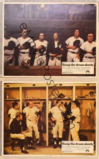 2p772 BANG THE DRUM SLOWLY 3 LCs '73 Robert De Niro, New York City, baseball!