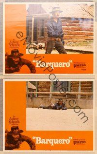 2p774 BARQUERO 3 LCs '70 cowboy Warren Oates with gun, western gunslinger action!