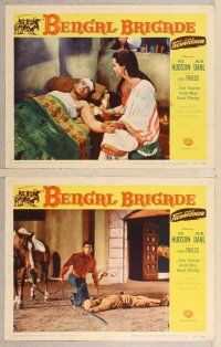 2p581 BENGAL BRIGADE 7 LCs '54 Rock Hudson & Arlene Dahl romancing and fighting in India!