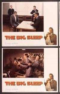 2p088 BIG SLEEP 8 LCs '78 border art of Robert Mitchum & sexy Candy Clark by Richard Amsel!