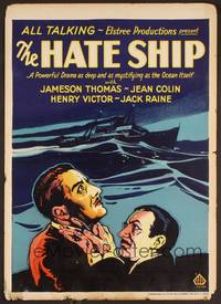 2t185 HATE SHIP WC '29 a powerful drama as deep & mystifying as the ocean itself!