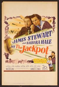 2t215 JACKPOT WC '50 James Stewart wins a radio show contest, but can't afford the prize!