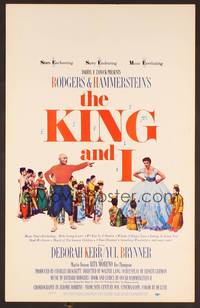 2t229 KING & I WC R65 Deborah Kerr & Yul Brynner in Rodgers & Hammerstein's musical!