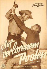 2v257 LONE HAND German program '54 Joel McCrea, Barbara Hale, many different images!