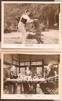 2y283 BARBARIAN & THE GEISHA 5 8x10 stills '58 John Wayne in Japan, Eiko Ando!