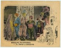 3a245 THIEF OF BAGDAD LC '24 Douglas Fairbanks talks to beautiful princess Julianne Johnston!