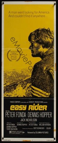 3g114 EASY RIDER insert '69 Peter Fonda, motorcycle biker classic directed by Dennis Hopper!