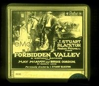 3h166 FORBIDDEN VALLEY glass slide '20 pretty May McAvoy is caught in a family feud in Kentucky!