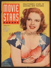 3h111 MOVIE STARS PARADE magazine February 1941 portrait of pretty Judy Garland in Ziegfeld Girl!