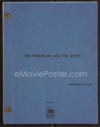 3h123 ALEX & THE GYPSY revised draft script September 26, 1975, screenplay by Lawrence B. Marcus