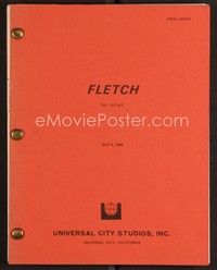 3h137 FLETCH final draft script May 4, 1984, screenplay by Phil Alden Robinson