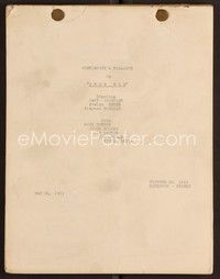 3h142 IRON MAN continuity and dialogue draft script May 24, 1951, screenplay by Zuckerman & Chase!