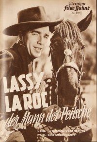 3h208 DEAD MAN'S GOLD German program '54 Lash La Rue, Fuzzy St. John, Peggy Stewart, different!