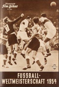 3h213 FUSSBALL WELTMEISTERSCHAFT 1954 German program '54 World Cup football soccer documentary!