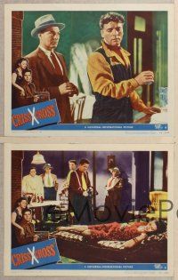 3p865 CRISS CROSS 4 LCs '48 Burt Lancaster, Yvonne De Carlo, Dan Duryea, film noir!