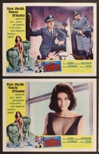 3p205 DIRTY GAME 8 LCs '66 AIP, Henry Fonda Vittorio Gassman, Annie Girardot & Robert Ryan!