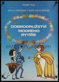 3x606 ADVENTURES OF THE BLUE KNIGHT Czech 11x16 '83 Marszalek's Przygody blekitnego rycerzyka!