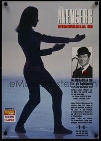 3y189 AVENGERS MEMORABILIA 98 special English 17x24 '98 Emma Peel & Patrick McNee as John Steed!