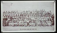 3y158 COL TIM MCCOY WILD WEST SHOW circus poster '38 Tim McCoy & huge cast!