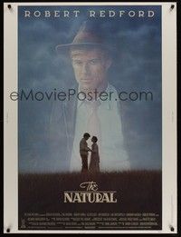 4b586 NATURAL 30x40 '84 Robert Redford, Robert Duvall, Barry Levinson, baseball!