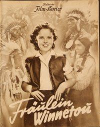 4c153 SUSANNAH OF THE MOUNTIES German program '39 Randolph Scott, Shirley Temple, different!