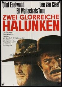 4e274 GOOD, THE BAD & THE UGLY German R80 Clint Eastwood, Lee Van Cleef, Sergio Leone classic!